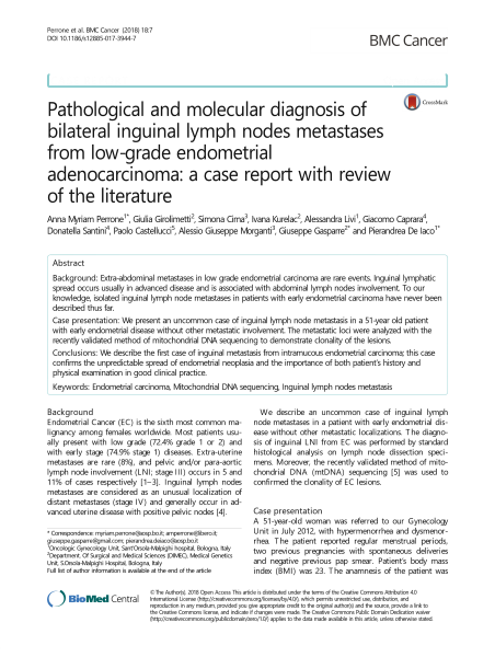 Tailieunhanh Pathological And Molecular Diagnosis Of Bilateral Inguinal Lymph Nodes Metastases 